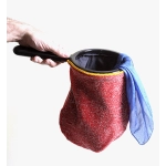 Change Bag Fantasy by Bazar De Magia - Sacchetto scambi doppio scambio con zip - Rosso