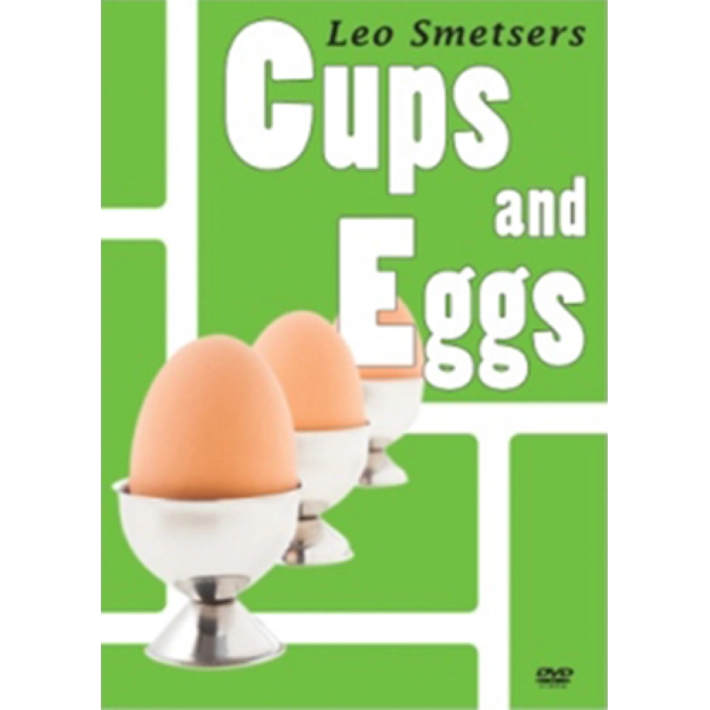 Cups and Eggs (DVD and Props) by Leo Smetsers and Alakazam Magic - DVD
