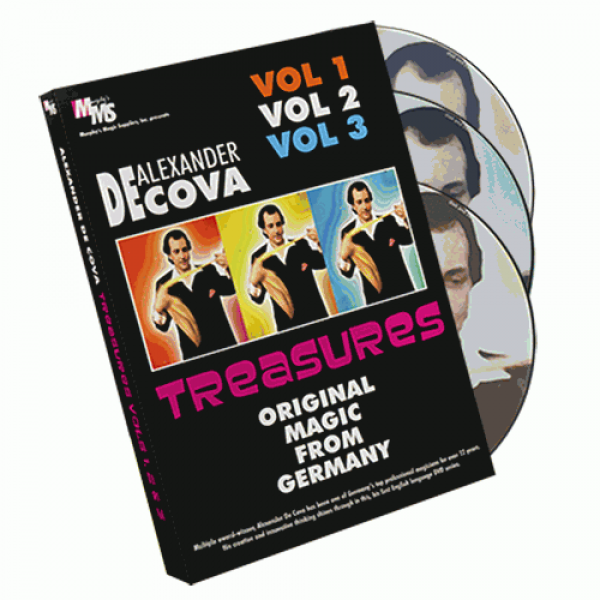 Treasures Vol 1-3 by Alexander DeCova - 3 DVD set