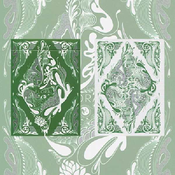 Mazzo di Carte Floral Deck (Green) by Aloy