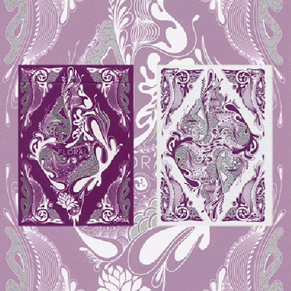 Mazzo di Carte Floral Deck (purple) by Aloy