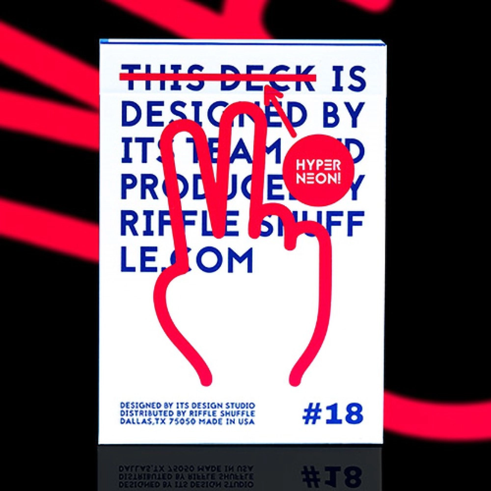 Mazzo di carte HYPER NEON Playing Cards by Riffle Shuffle