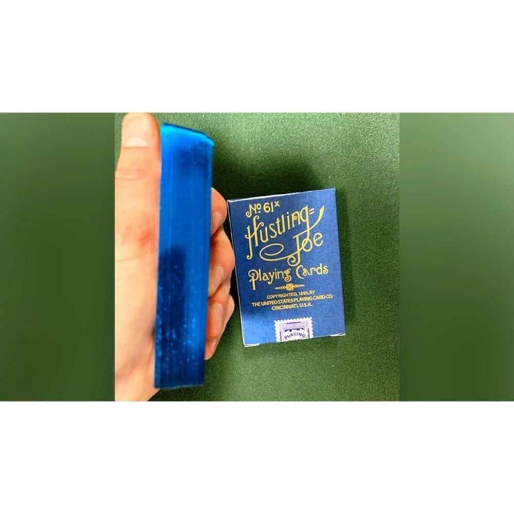 Mazzo di carte Limited Edition Hustling Joe Blue Gilded (Gnome Back) Playing Cards