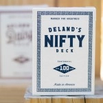 Mazzo di carte DeLand's Nifty Deck (Centennial Edition) - Blu