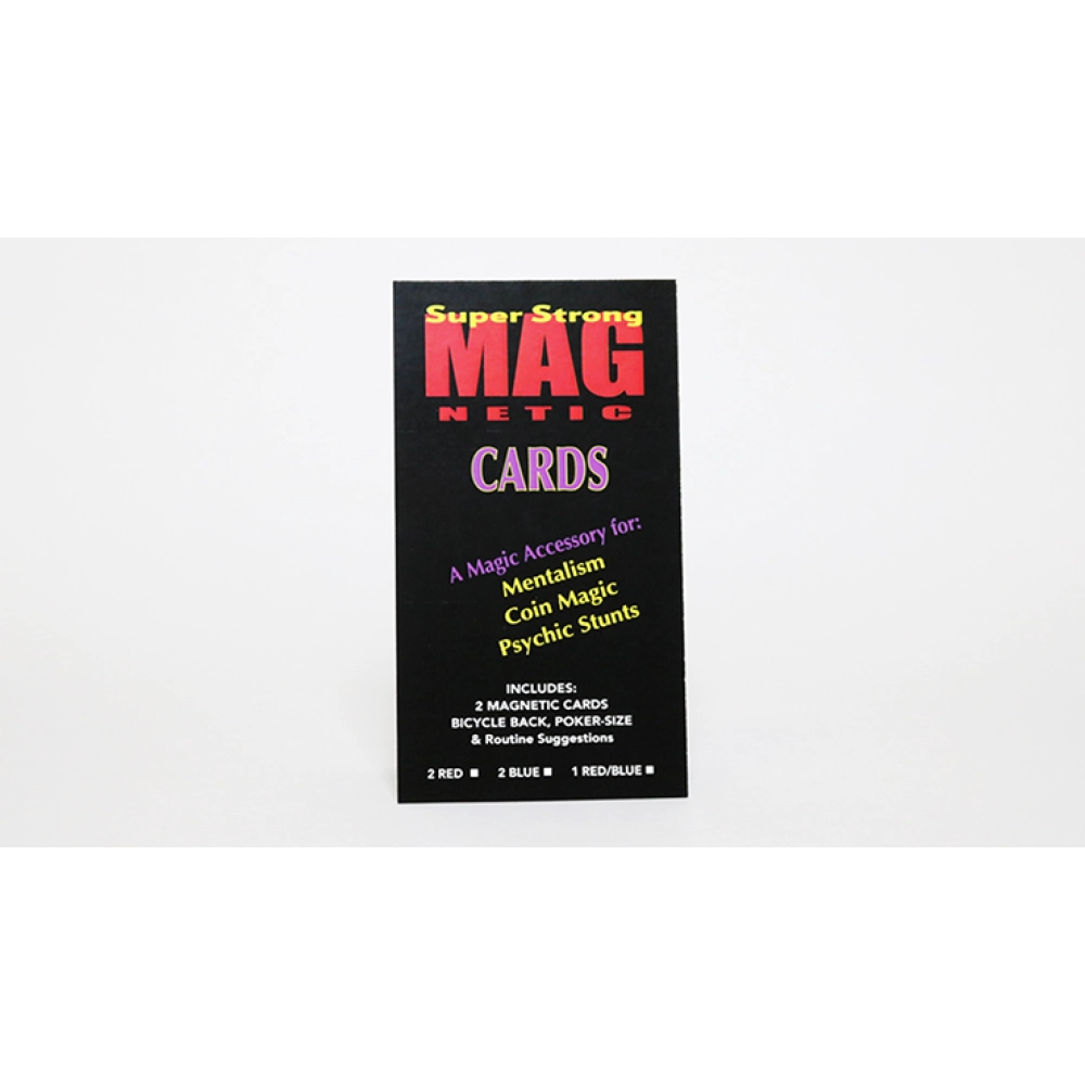 Magnetic Cards (2 pack/Blue Jokers) by Chazpro Magic - 2 carte magnetiche