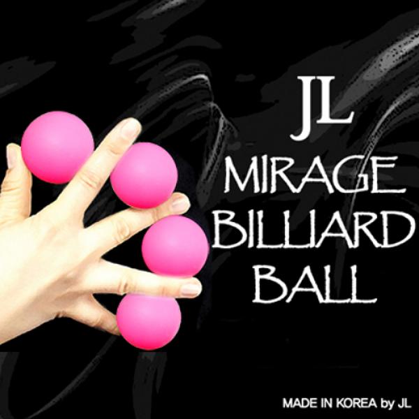Mirage Billiard Balls by JL (PINK, 3 Balls and Shell)