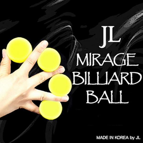 Mirage Billiard Balls by JL (Yellow, 3 Balls and Shell)
