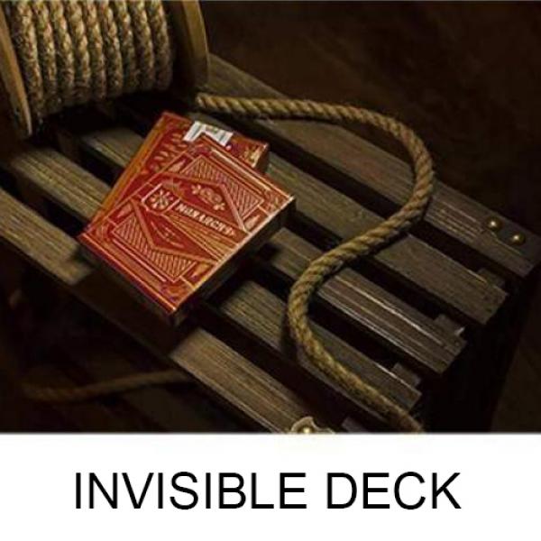 Mazzo Invisibile - Invisible Deck Monarchs Playing Cards (Red) by Theory 11