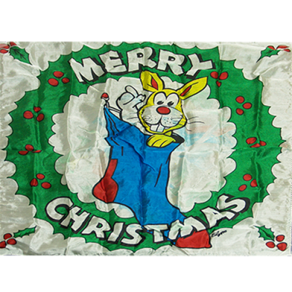 Production Silk 40 cm  x 40 cm (Merry Christmas) by Mr. Magic