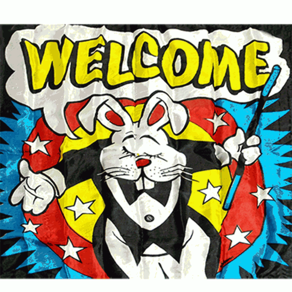 Production Silk 40 x 40 cm (Welcome) by Mr. Magic