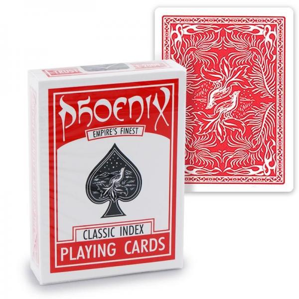Mazzo di carte Phoenix standard - Rosso