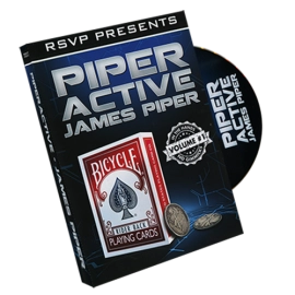 Piperactive Vol 1 by James Piper and RSVP Magic - DVD