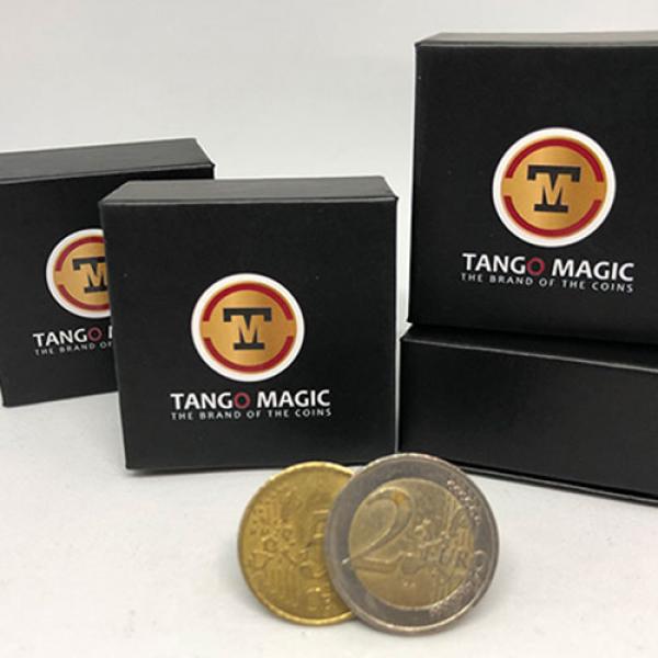 Euro Scotch and Soda (Magnetic) - 2 Euro/50 cents Euro by Tango Magic