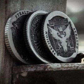 Silver Artifact Coin (Dollar) by Ellusionist