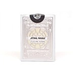 Mazzo di carte Star Wars Light Side Silver Edition V1 Playing Cards (White) by Theory11 - White and Gold Box