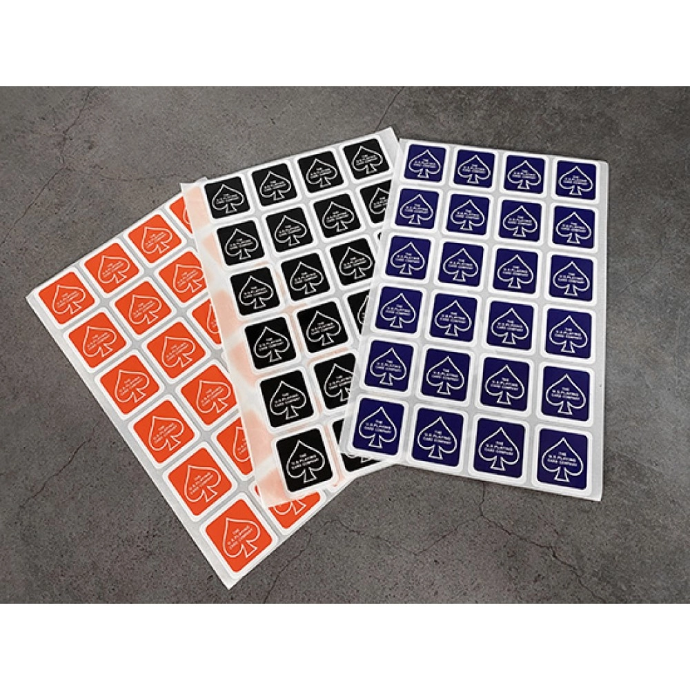 U.S.P.C.C. Deck Stickers (24 sigilli) - Red