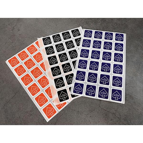 U.S.P.C.C. Deck Stickers (24 sigilli) - Black