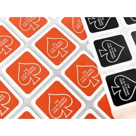 U.S.P.C.C. Deck Stickers (24 sigilli) - Red