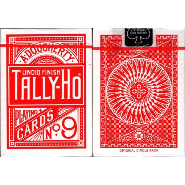 Mazzo di carte Tally Ho Circle Back - dorso Rosso