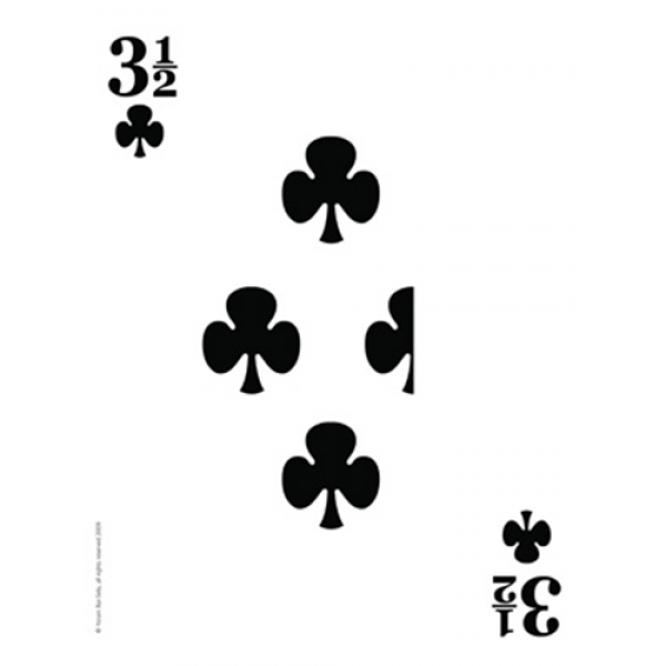 Three & a Half of Clubs Mega Card by Magical T...