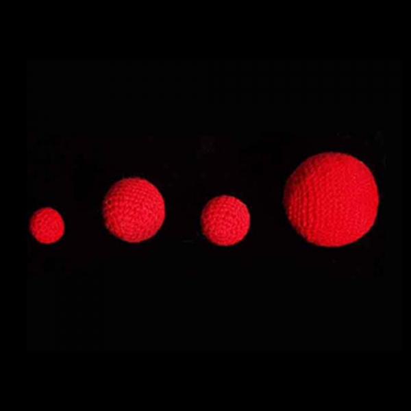 Crochet Balls (Red) by Uday - 3.80 cm