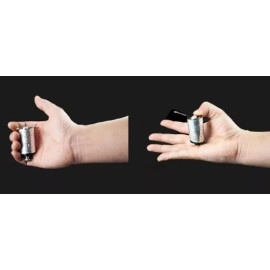 Bastone ad apparizione 90 cm in acciaio - Giallo