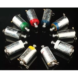 Bastone ad apparizione 90 cm in acciaio - Giallo