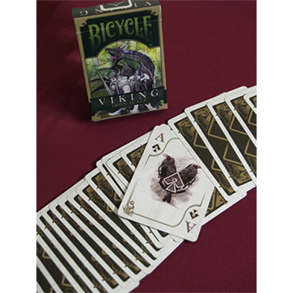 Mazzo di carte Bicycle Viking Iron Scale Deck by Crooked Kings Cards