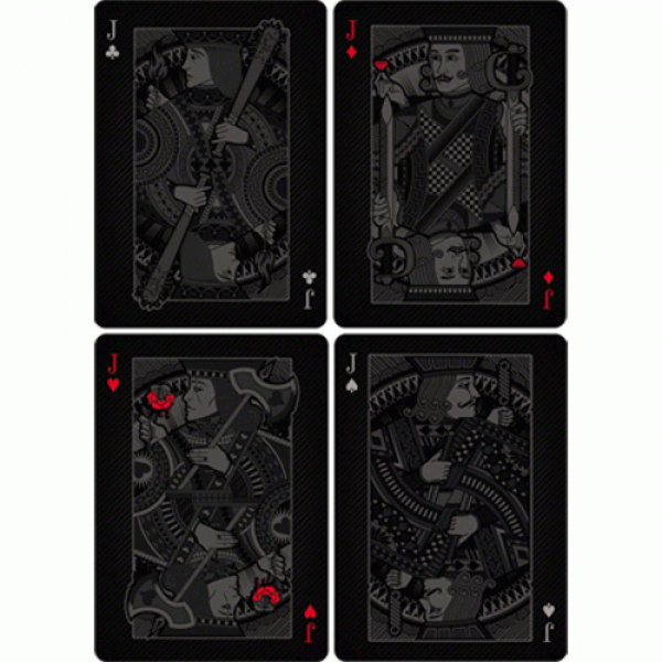 Mazzo di carte Double Black Limited 1 by Gamblers Warehouse