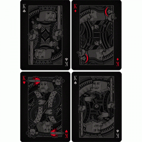 Mazzo di carte Double Black Limited 1 by Gamblers Warehouse