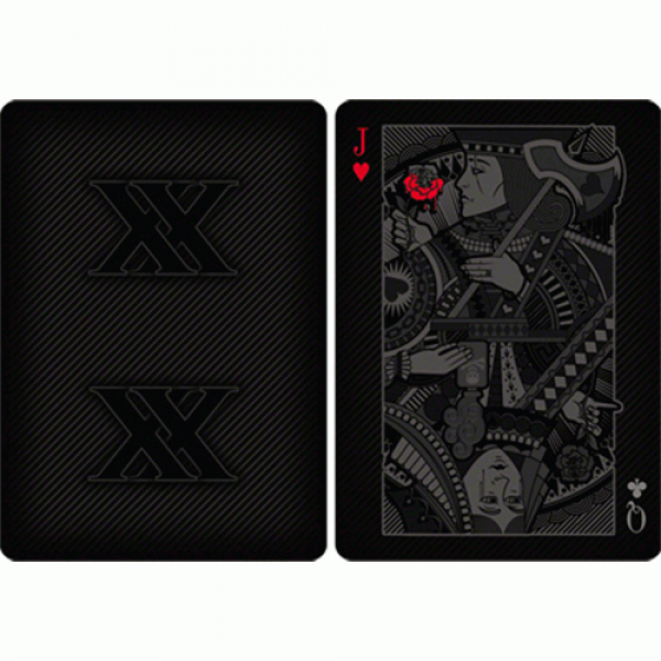 Mazzo di carte Double Black Limited 2 by Gamblers Warehouse