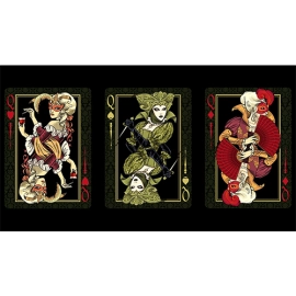 Mazzo di carte Venexiana Dark Masked (Limited Edition) by Lotrek