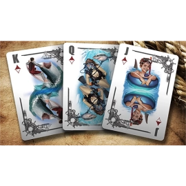 Mazzo di carte Bicycle 40 Years of Fear (Special Edition) Jaws Playing Card by Crooked Kings