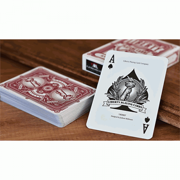 Mazzo di carte Liberty Playing Cards (Blue) by Jackson Robinson and Gamblers Warehouse
