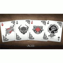 Mazzo di carte Bicycle Middle Kingdom (White)  Playing Cards Printed by US Playing Card Co