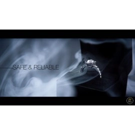 The Vanishing Ring Box Black and Red Set (Gimmick and Online Instructions) by SansMinds