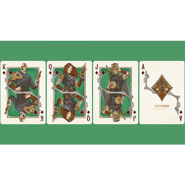 Steampunk Beginnings Playing Cards