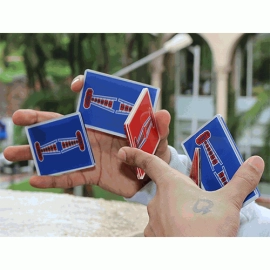 Jerry Nugget Cardistry Trainers (Red/Blue Double Backer) by Magic Encarta - 1 unit