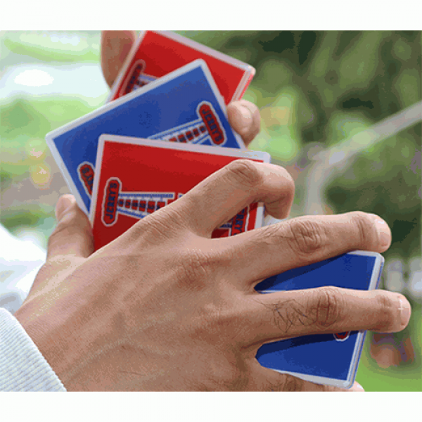 Jerry Nugget Cardistry Trainers (Blue Double Backer) by Magic Encarta - 1 unit