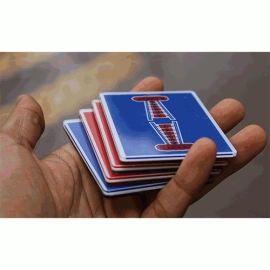 Jerry Nugget Cardistry Trainers (Blue Double Backer) by Magic Encarta - Set di 5 unità