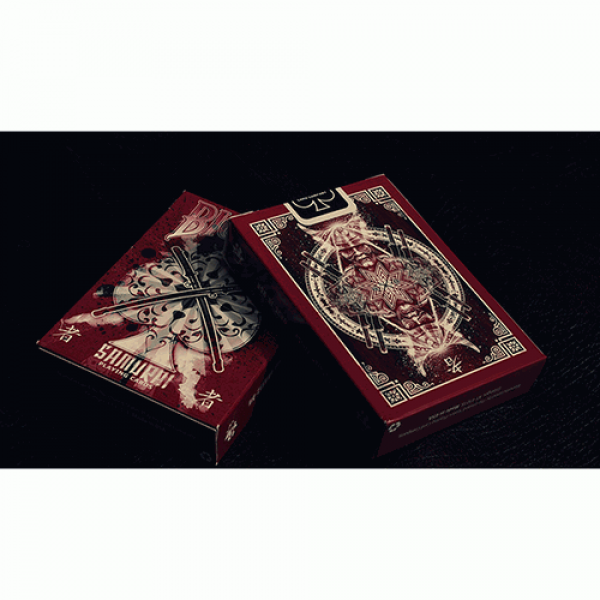 Mazzo di carte Samurai Deck V3 (Red) by USPCC and Marchand de Trucs