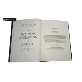 Andreu's Intimum Sacrarium (Softcover) by Andreu - Libro