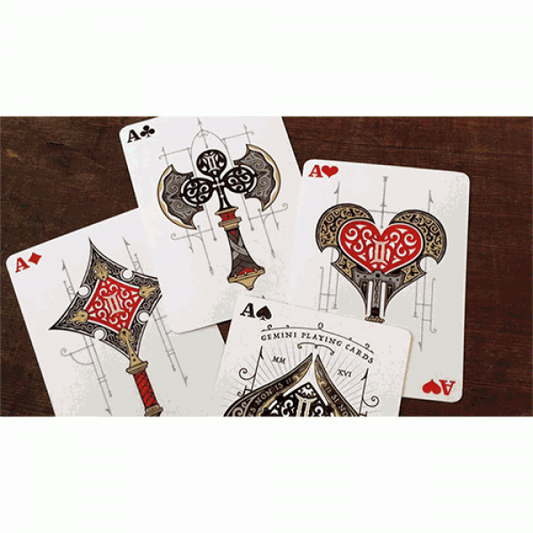 Mazzo di Carte Gemini Deck Ignis Playing Cards by Stockholm17