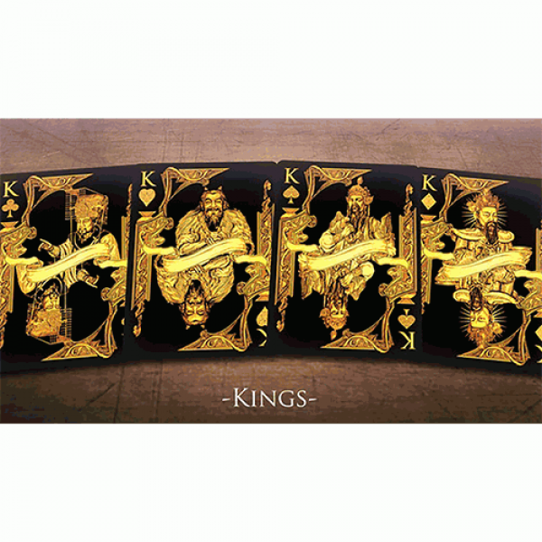 Mazzo di carte Middle Kingdom (Gold) Playing Cards Printed by US Playing Card Co
