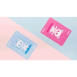 Mazzo di carte Bicycle - Lovely Bear - Pink