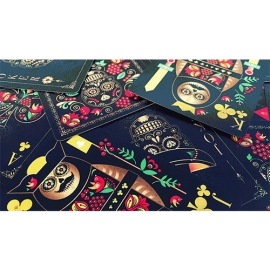 Mazzo di Carte Calaveras de Azúcar Black Edition Playing Cards Printed by USPCC