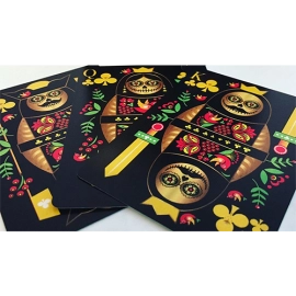 Mazzo di Carte Calaveras de Azúcar Black Edition Playing Cards Printed by USPCC