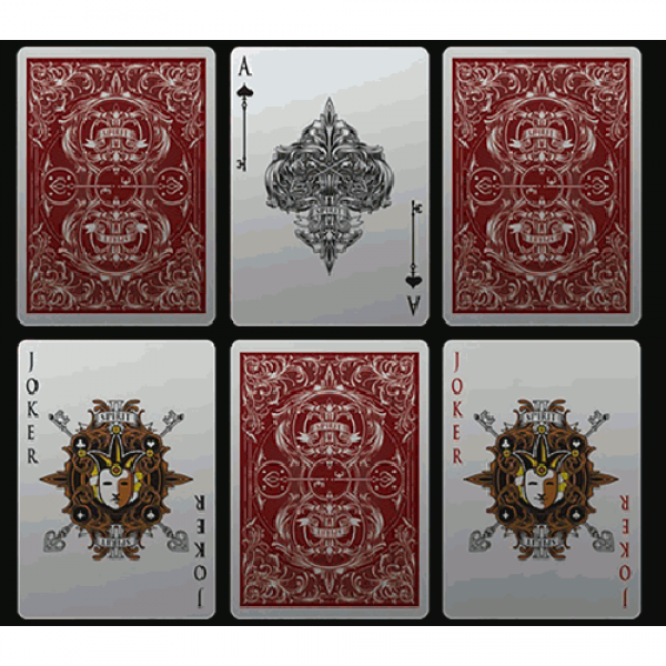 Mazzo di Carte Bicycle Spirit II (red) MetalLuxe Playing Cards