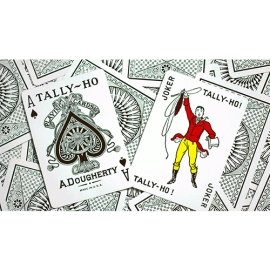 Mazzo di Carte White Tally Ho (Circle Back) Playing Cards