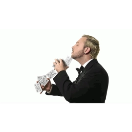 Mazzo di Carte White Tally Ho (Fan Back) Playing Cards